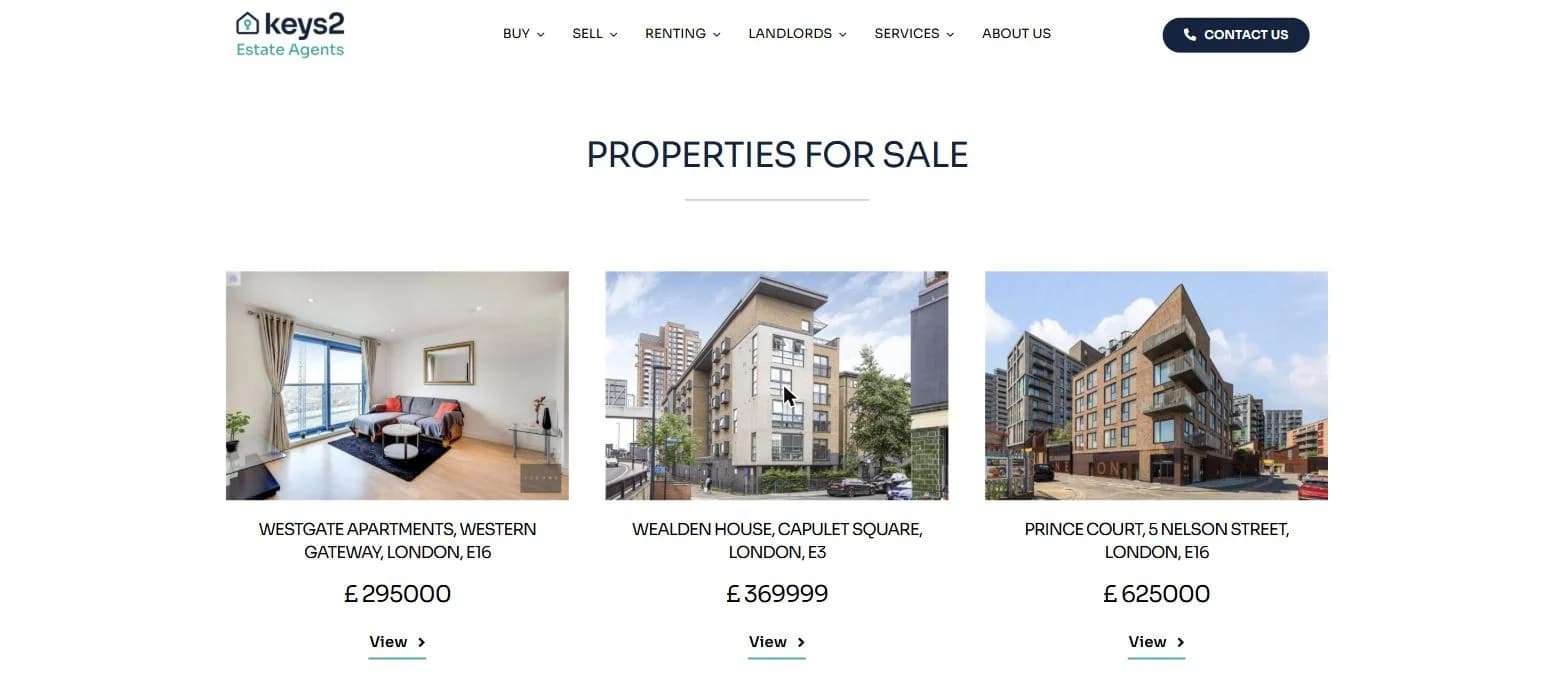 Listings, straight from Keys2 - Keys2 demo agency website